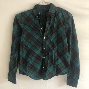Plaid button down